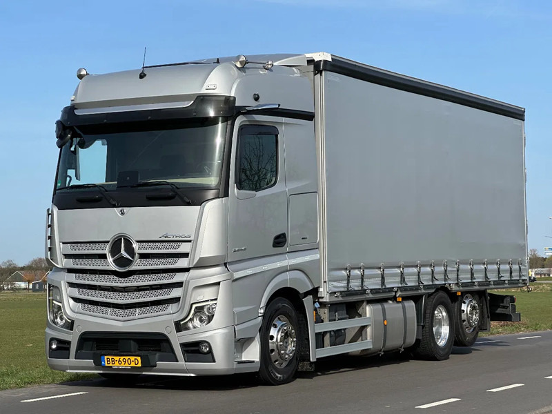 Mercedes-Benz Actros 2545 ACTOS 2545LL. - Камион с брезент: снимка 1 Mercedes-Benz Actros 2545 ACTOS 2545LL. - Камион с брезент: снимка 1