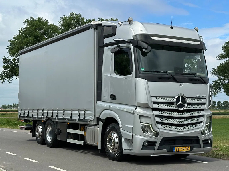 Mercedes-Benz Actros ACTROS 2545LL EURO6. 2021. Schuifzeil Bakwagen met Laadklep. - Камион с брезент: снимка 2 Mercedes-Benz Actros ACTROS 2545LL EURO6. 2021. Schuifzeil Bakwagen met Laadklep. - Камион с брезент: снимка 2