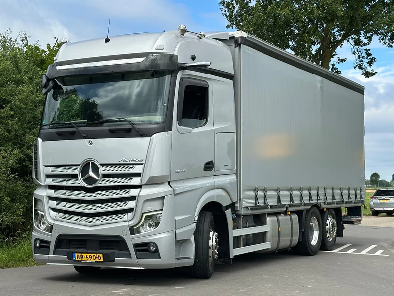 Mercedes-Benz Actros ACTROS 2545LL EURO6. 2021. Schuifzeil Bakwagen met Laadklep. - Камион с брезент: снимка 1 Mercedes-Benz Actros ACTROS 2545LL EURO6. 2021. Schuifzeil Bakwagen met Laadklep. - Камион с брезент: снимка 1