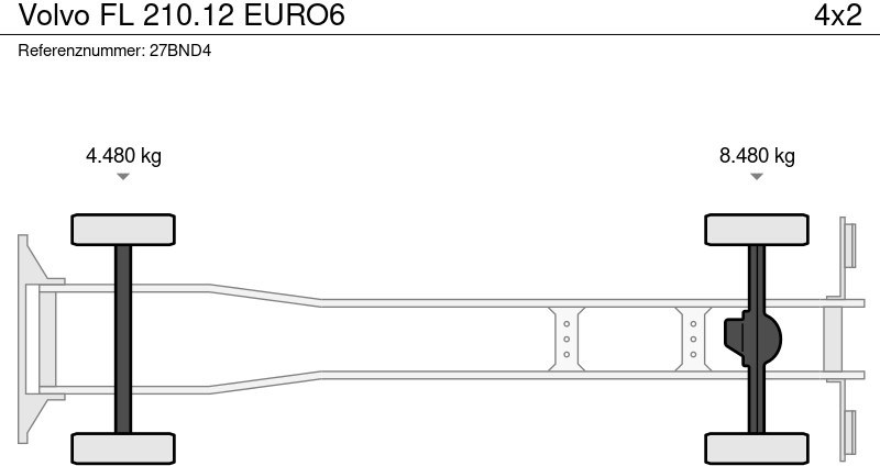 Лизинг на Volvo FL 210.12 EURO6 Volvo FL 210.12 EURO6: снимка 20