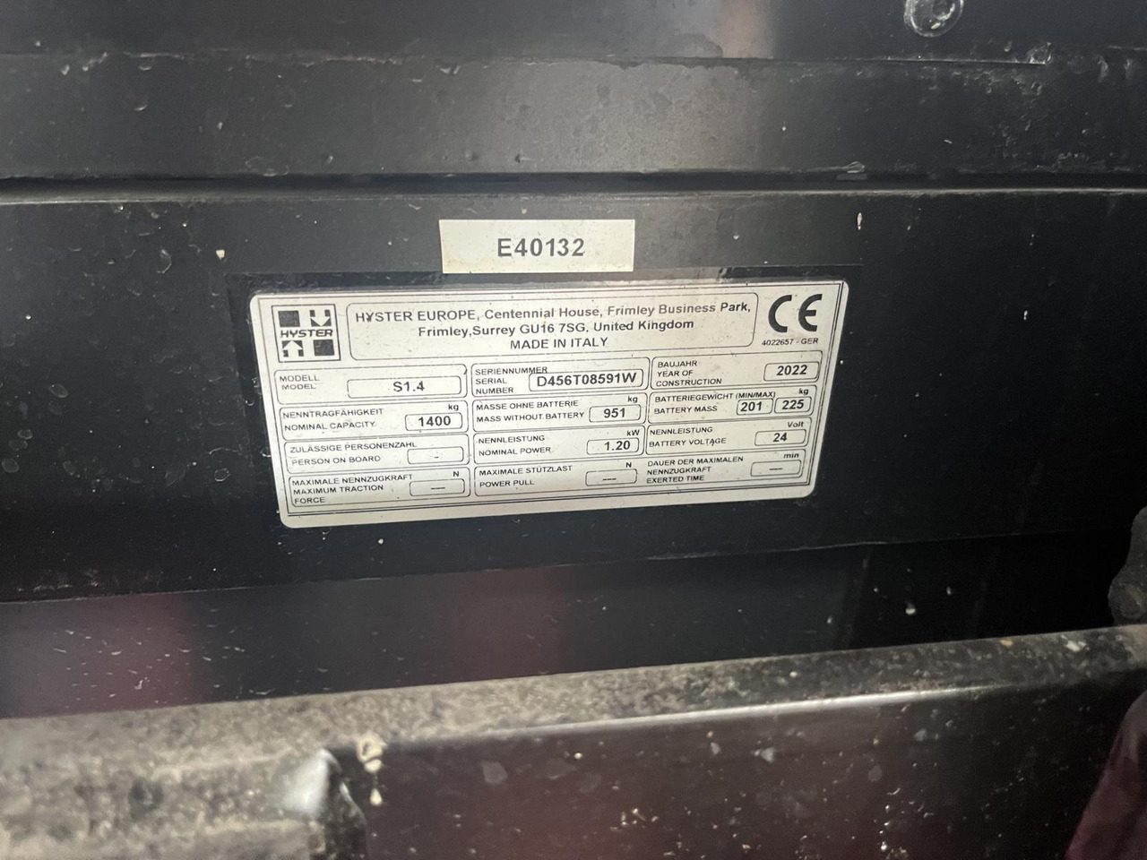 Hyster S1.4 - Стакер: снимка 5 Hyster S1.4 - Стакер: снимка 5