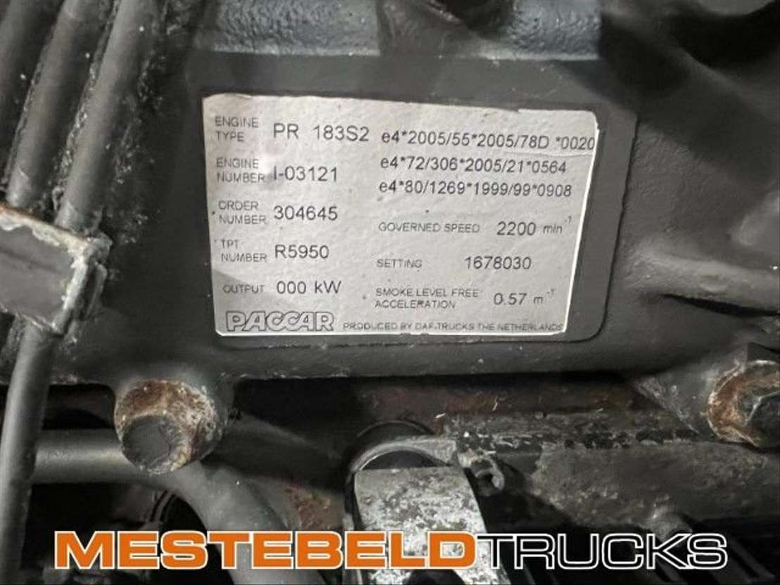 DAF Motor PR 183 S2 - Двигател и части за Камион: снимка 3 DAF Motor PR 183 S2 - Двигател и части за Камион: снимка 3