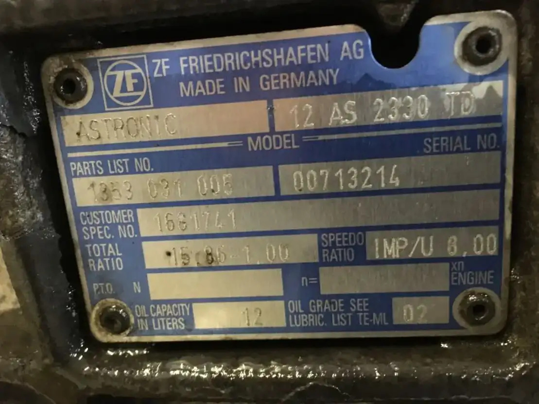 DAF Versnellingsbak 12AS2330 TD - Скоростна кутия и части за Камион: снимка 5 DAF Versnellingsbak 12AS2330 TD - Скоростна кутия и части за Камион: снимка 5