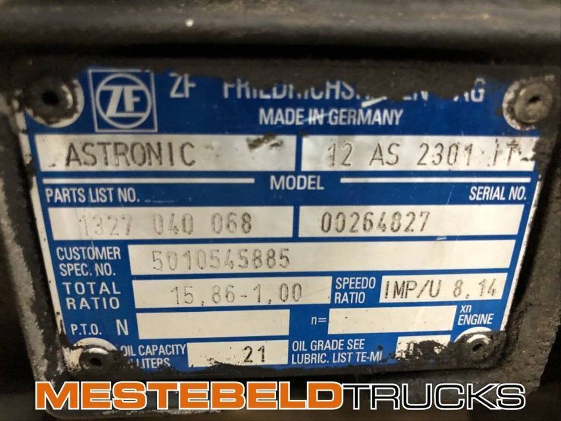 Renault Versnellingsbak 12 AS 2301 DD+IT - Скоростна кутия за Камион: снимка 5 Renault Versnellingsbak 12 AS 2301 DD+IT - Скоростна кутия за Камион: снимка 5