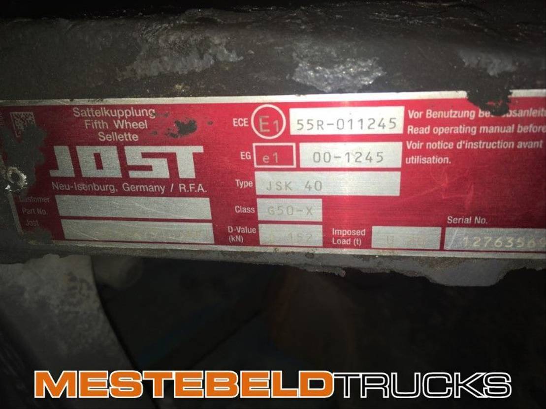 Scania Schotel Jost JSK40 - Рама/ Шаси за Камион: снимка 5 Scania Schotel Jost JSK40 - Рама/ Шаси за Камион: снимка 5