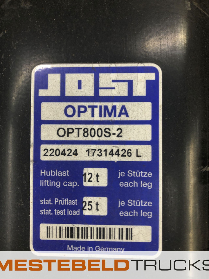 Trailor Set steunpoten Jost Opitma - Рама/ Шаси за Камион: снимка 2 Trailor Set steunpoten Jost Opitma - Рама/ Шаси за Камион: снимка 2