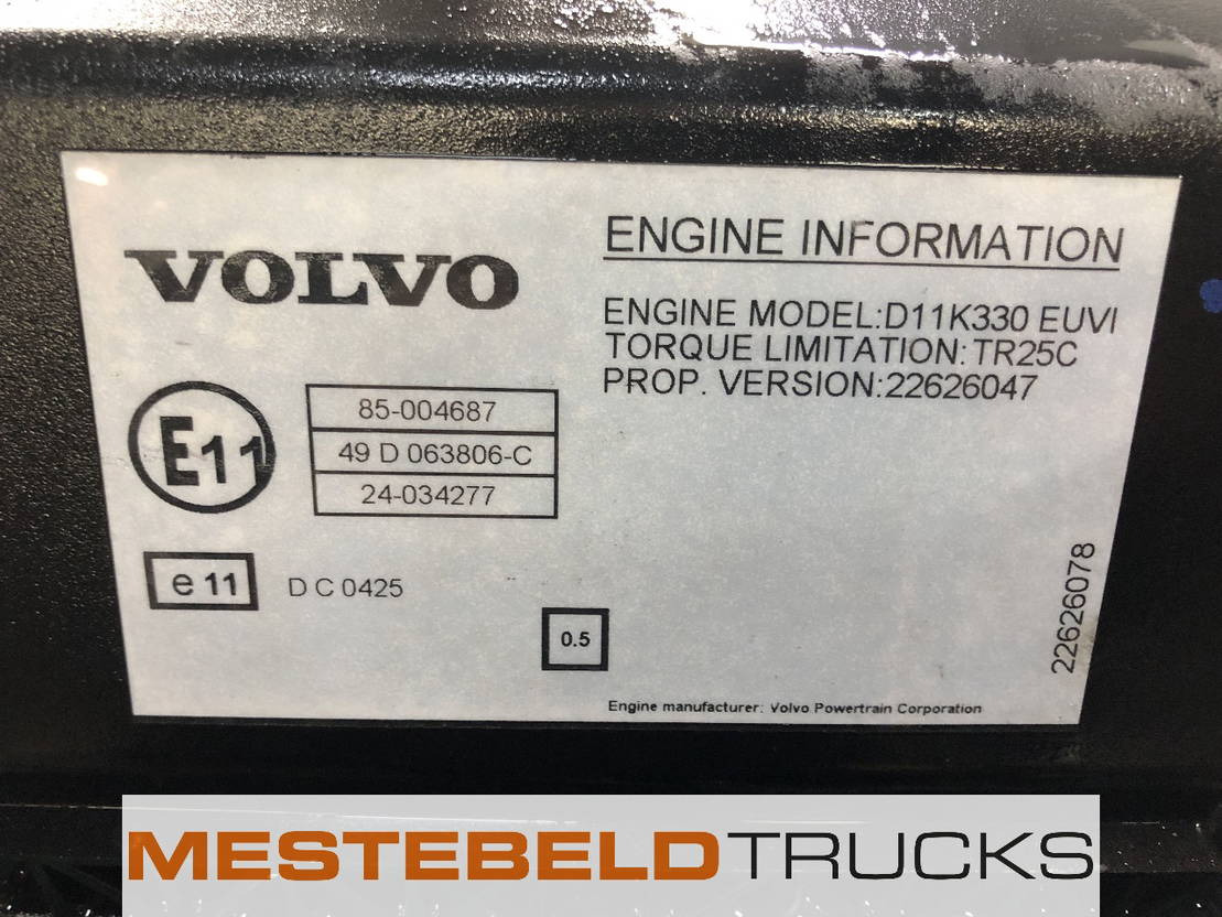 Volvo Motor D11K 330 Euvi - Двигател за Камион: снимка 5 Volvo Motor D11K 330 Euvi - Двигател за Камион: снимка 5