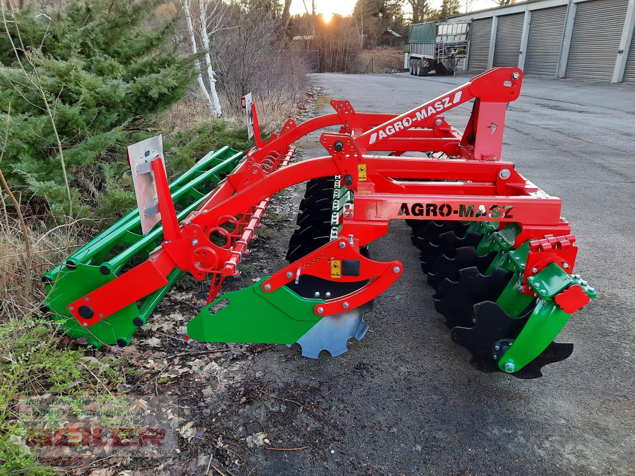Agro-Masz BT 30 + Rohrstabwalze 500 mm - Дискова брана: снимка 2 Agro-Masz BT 30 + Rohrstabwalze 500 mm - Дискова брана: снимка 2