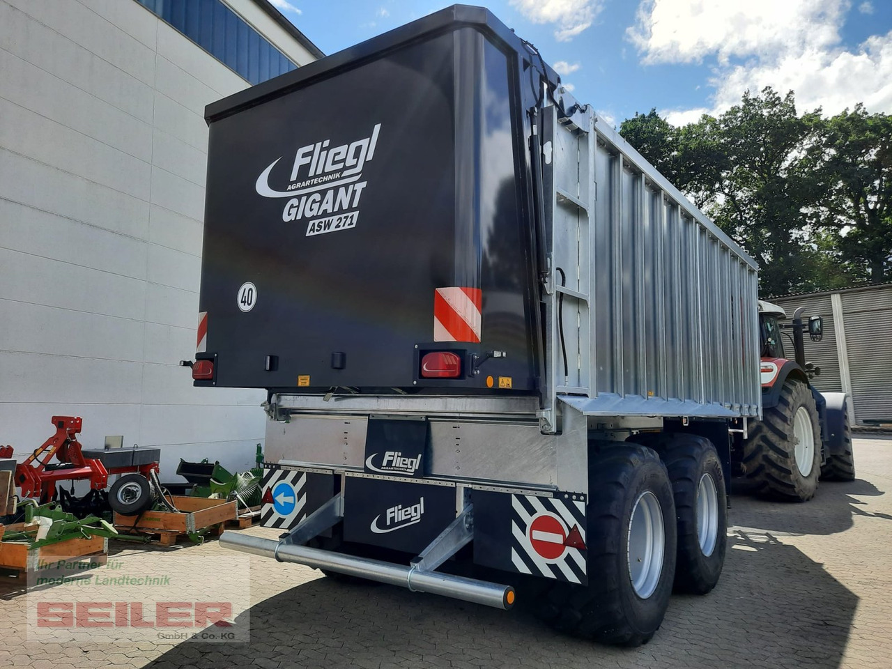 Fliegl ASW 271 C FOX Lenkachse 26,5" 35m³ - Саморазтоварващо се ремарке: снимка 5 Fliegl ASW 271 C FOX Lenkachse 26,5" 35m³ - Саморазтоварващо се ремарке: снимка 5