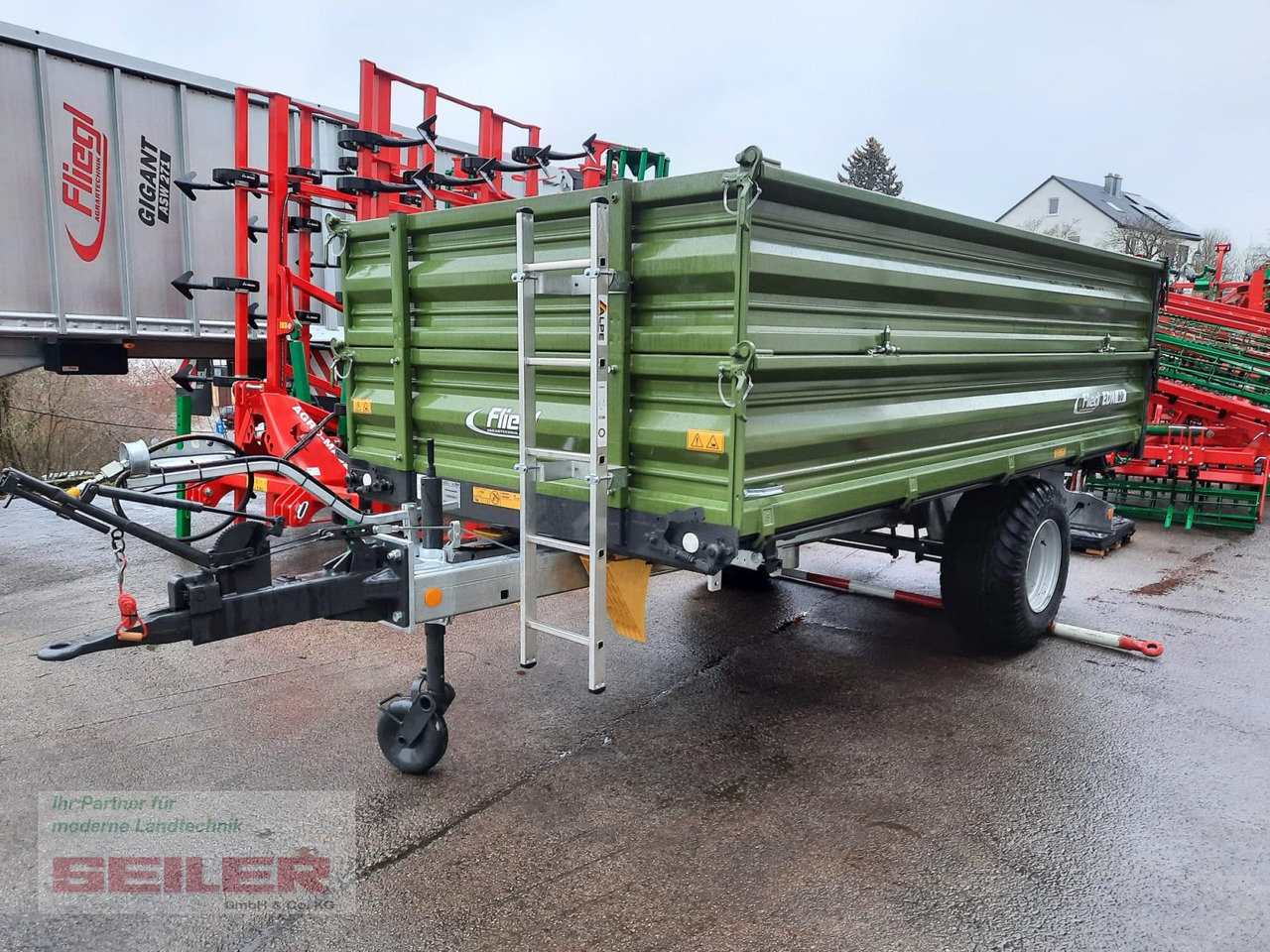 Fliegl EDK 60 FOX - Селскостопанско ремарке самосвал: снимка 1 Fliegl EDK 60 FOX - Селскостопанско ремарке самосвал: снимка 1