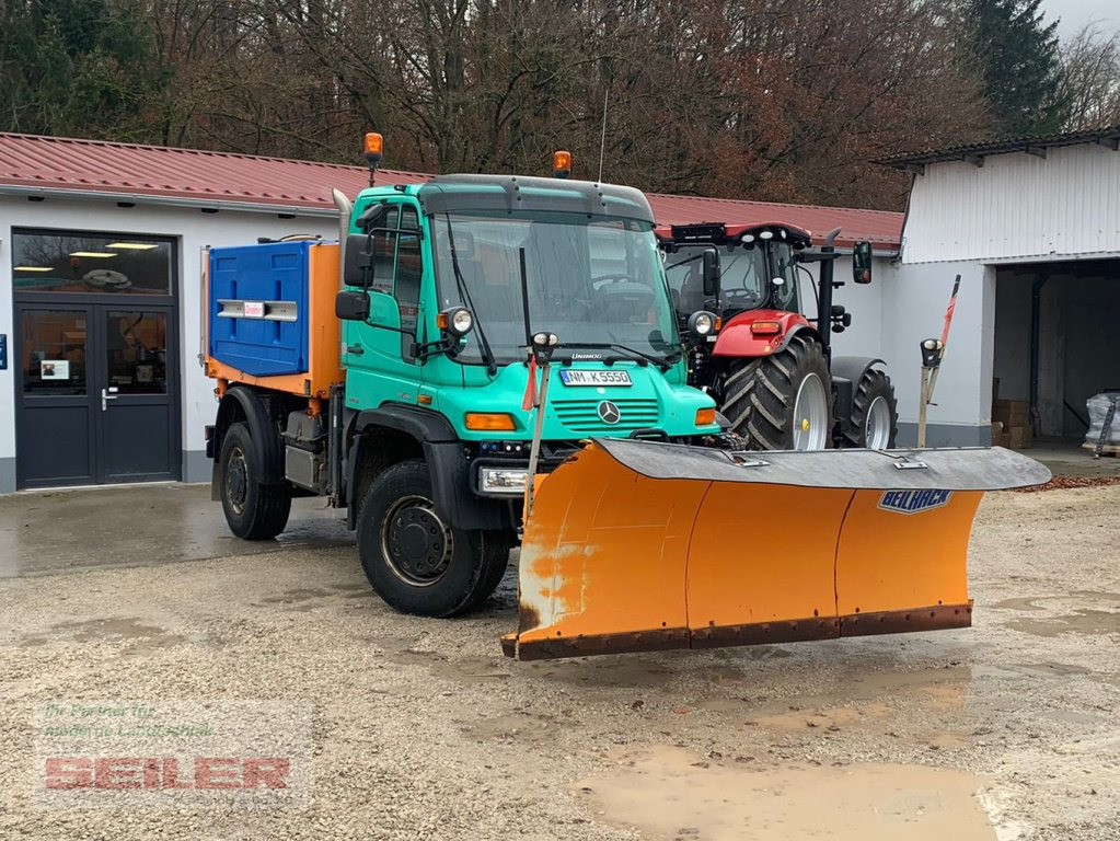 Mercedes-Benz Unimog U 500 + Salzstreuer + Schneeschild - Снегорин: снимка 3 Mercedes-Benz Unimog U 500 + Salzstreuer + Schneeschild - Снегорин: снимка 3
