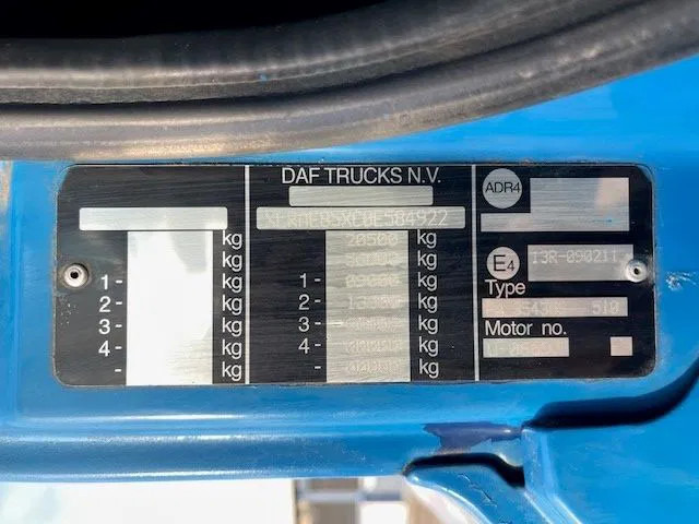 Шаси кабина DAF CF 85.430 Manual gear Euro 4: снимка 15