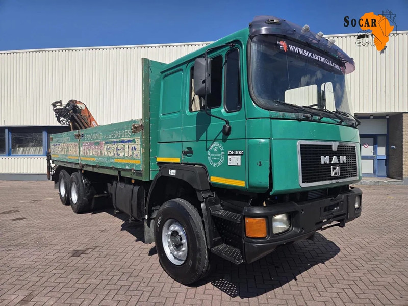 MAN 26.362 6x4 Full spring Euro 2 - Бордови камион, Камион с кран: снимка 1 MAN 26.362 6x4 Full spring Euro 2 - Бордови камион, Камион с кран: снимка 1