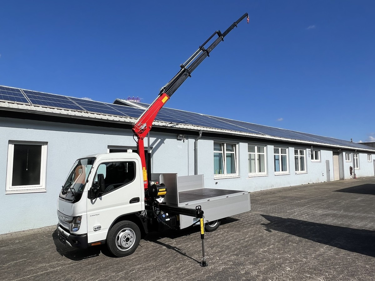 FUSO 3S15 Alu Pritsche Ladekran 34S 3 x hydr. - Бордови бус: снимка 1 FUSO 3S15 Alu Pritsche Ladekran 34S 3 x hydr. - Бордови бус: снимка 1