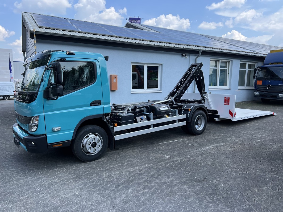 FUSO Canter FUSO 9C18 Duonic City Abrollkipper Color - Мултилифт с кука камион, Камион с кран: снимка 1 FUSO Canter FUSO 9C18 Duonic City Abrollkipper Color - Мултилифт с кука камион, Камион с кран: снимка 1
