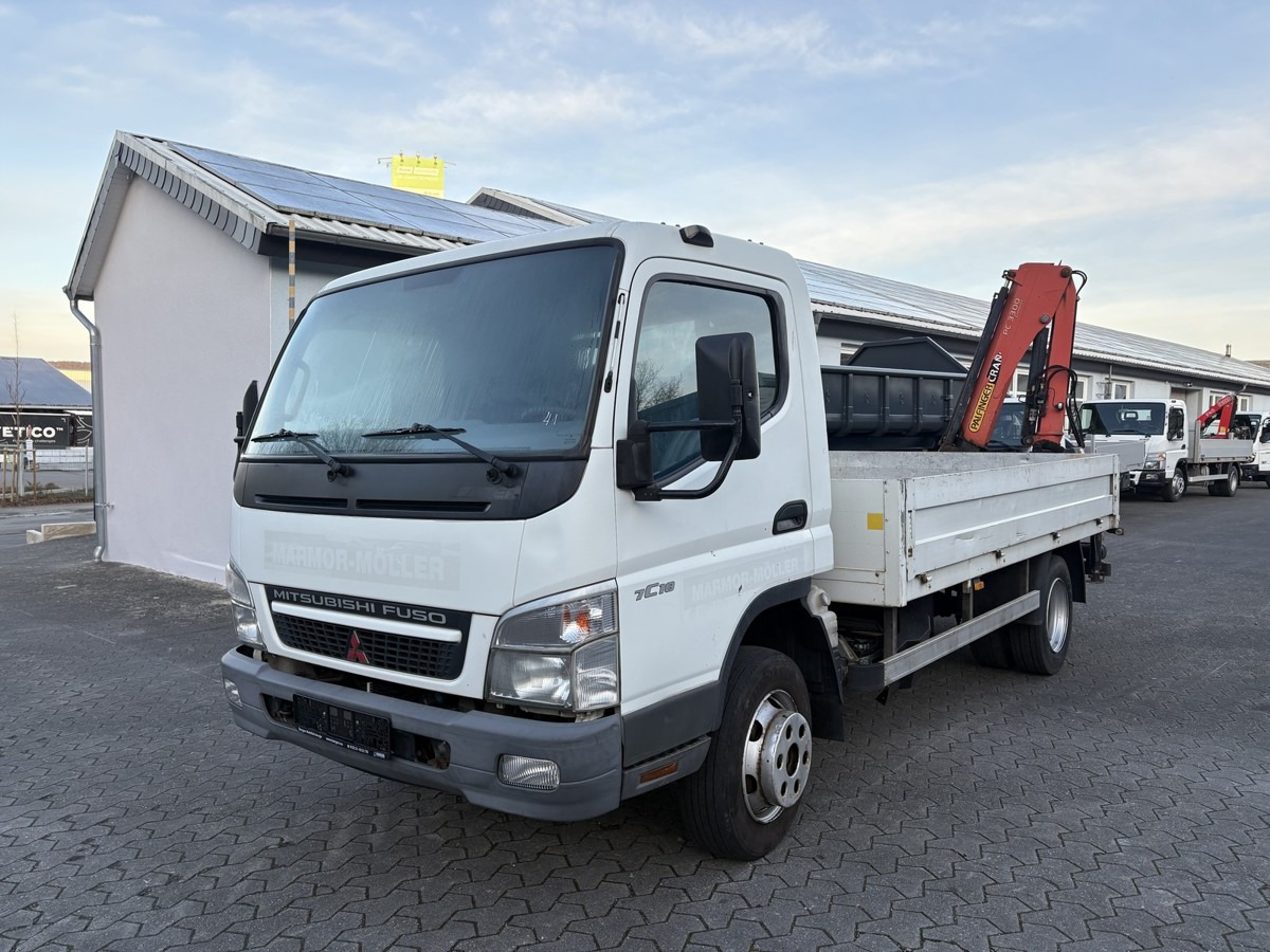 FUSO FUSO 7C18 Canter Pritsche 3.8m Kran 2x hydr. - Бордови бус: снимка 1 FUSO FUSO 7C18 Canter Pritsche 3.8m Kran 2x hydr. - Бордови бус: снимка 1