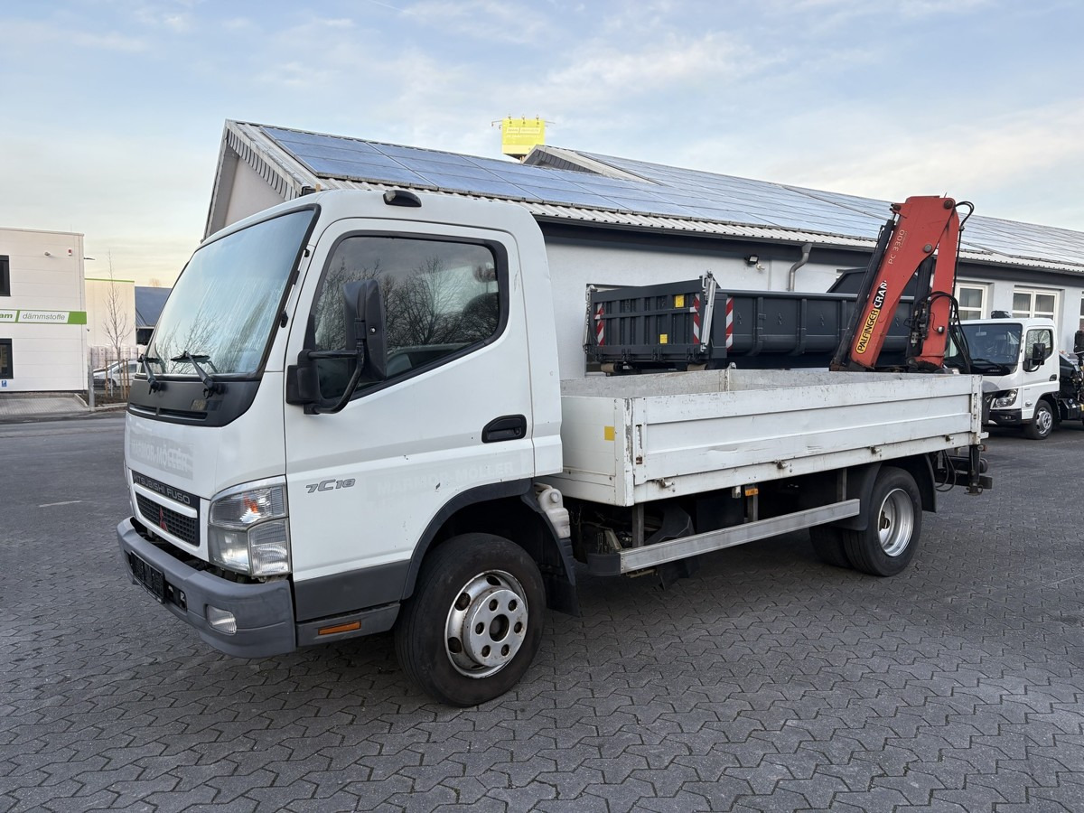 FUSO FUSO 7C18 Canter Pritsche 3.8m Kran 2x hydr. - Бордови бус: снимка 2 FUSO FUSO 7C18 Canter Pritsche 3.8m Kran 2x hydr. - Бордови бус: снимка 2