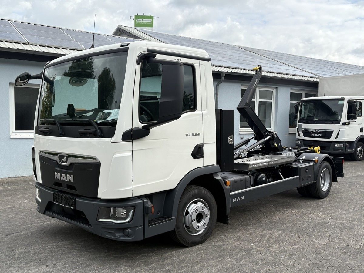 MAN TGL 8.160 BL City Abollkipper Schalter 8.190 - Мултилифт с кука камион: снимка 1 MAN TGL 8.160 BL City Abollkipper Schalter 8.190 - Мултилифт с кука камион: снимка 1