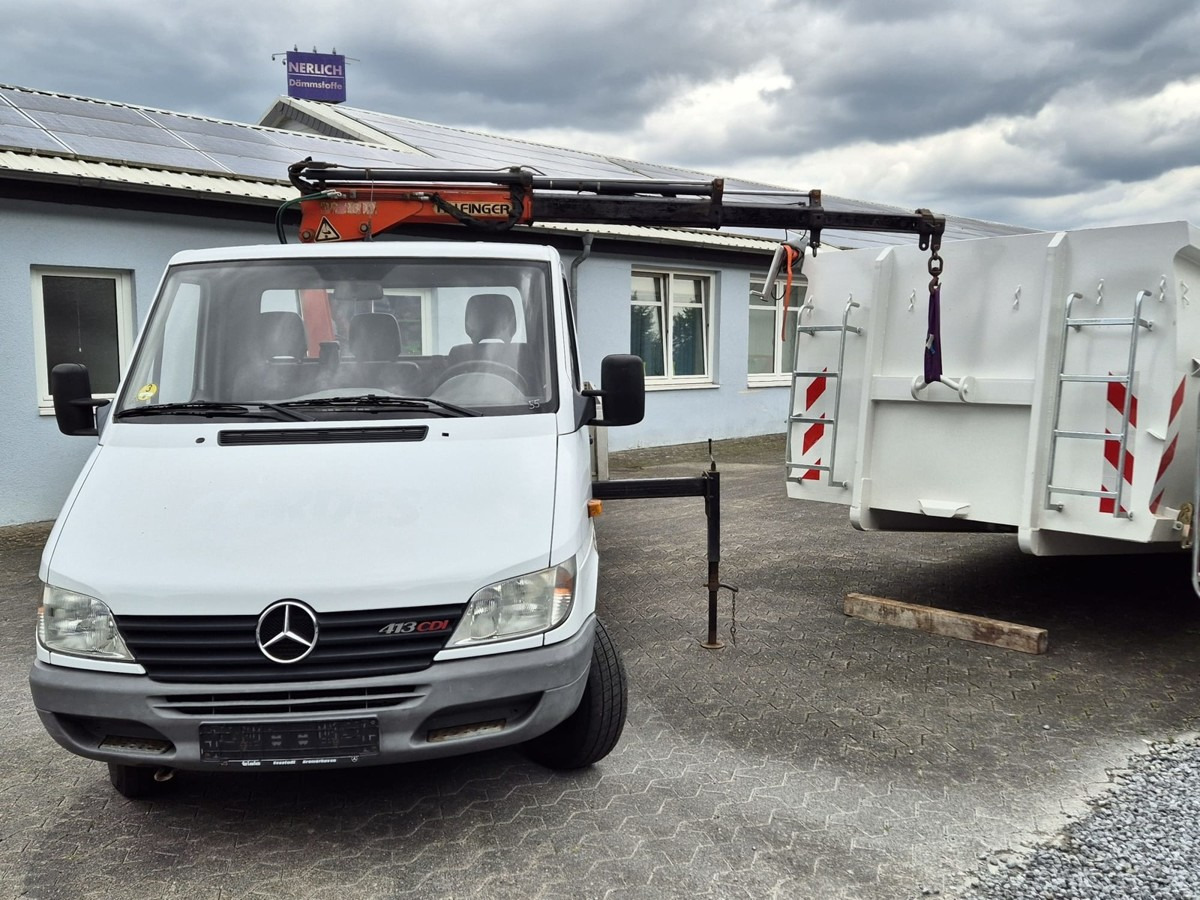 MERCEDES-BENZ Sprinter 413 313 Pritsche Kran Palfinger PC2300 - Бордови бус: снимка 2 MERCEDES-BENZ Sprinter 413 313 Pritsche Kran Palfinger PC2300 - Бордови бус: снимка 2