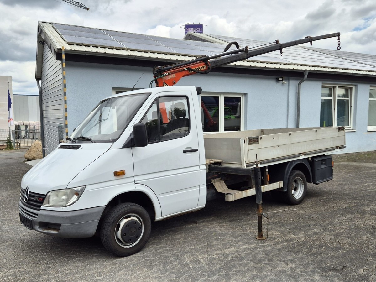 MERCEDES-BENZ Sprinter 413 313 Pritsche Kran Palfinger PC2300 - Бордови бус: снимка 1 MERCEDES-BENZ Sprinter 413 313 Pritsche Kran Palfinger PC2300 - Бордови бус: снимка 1