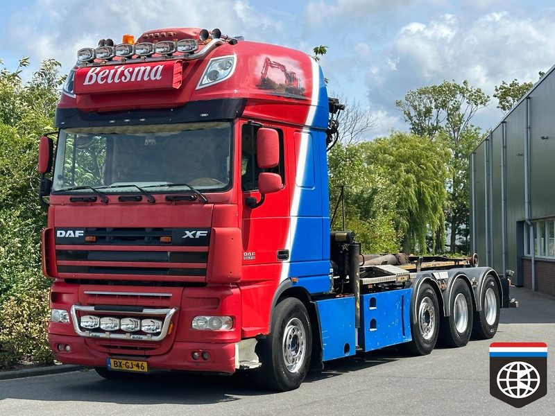 DAF FAK XF105 510 * MANUAL 16x ZF ** PALLFINGER PK20002 ** PALIFT HOOK 25t ** 8X2/4 - Камион с кран: снимка 1 DAF FAK XF105 510 * MANUAL 16x ZF ** PALLFINGER PK20002 ** PALIFT HOOK 25t ** 8X2/4 - Камион с кран: снимка 1