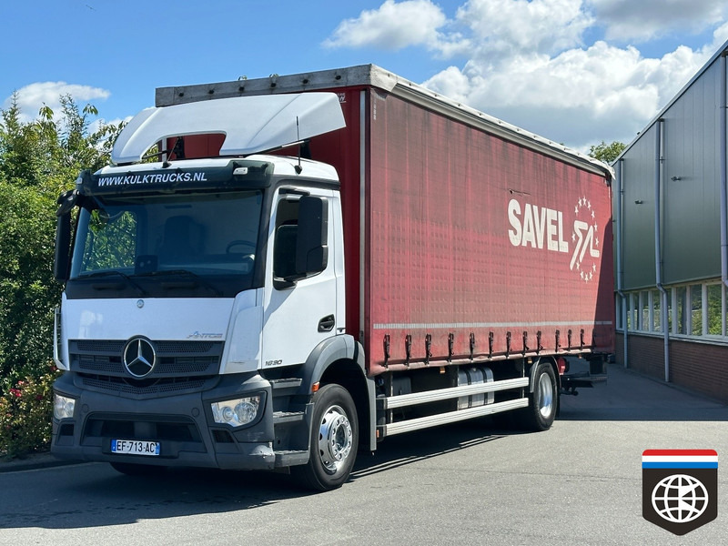 Mercedes-Benz ANTOS 1830 / CURTAIN SIDE / SLIDE ROOF / TAIL LIFT - Камион с брезент: снимка 1 Mercedes-Benz ANTOS 1830 / CURTAIN SIDE / SLIDE ROOF / TAIL LIFT - Камион с брезент: снимка 1