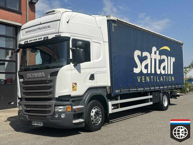 Scania R 410 Retarder / 8.1x2.5x2.65 / SLIDE ROOF / night ac / CLEAN TRUCK - Камион с брезент: снимка 2 Scania R 410 Retarder / 8.1x2.5x2.65 / SLIDE ROOF / night ac / CLEAN TRUCK - Камион с брезент: снимка 2