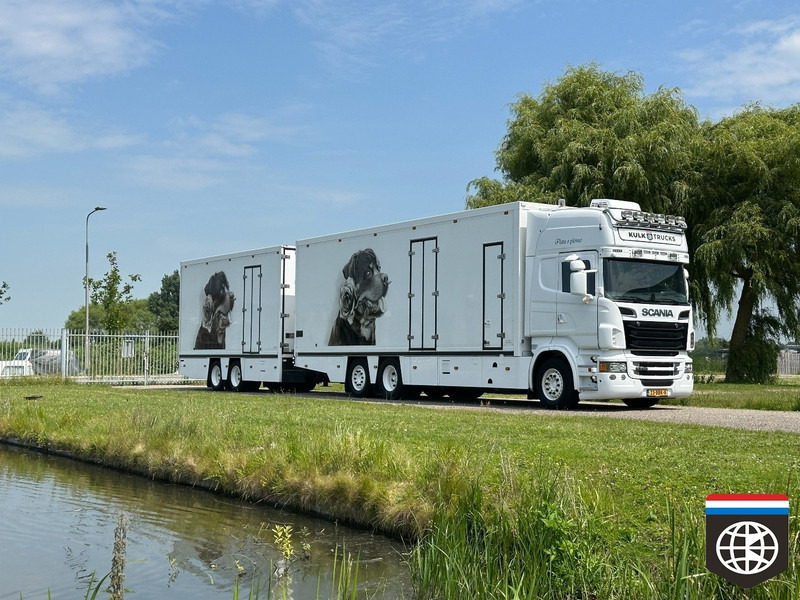 Scania R 730 FLOWER COMBI / SHOWTRUCK - CONCOURSTAAT - Рефрижератор камион: снимка 1 Scania R 730 FLOWER COMBI / SHOWTRUCK - CONCOURSTAAT - Рефрижератор камион: снимка 1