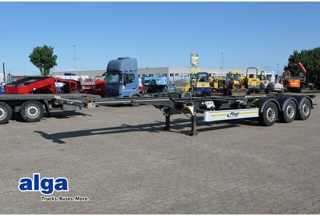 Fliegl SDS 380 SDS01, 20/30 & 40 Fuß Container, BPW - Нискорамна площадка полуремарке: снимка 1 Fliegl SDS 380 SDS01, 20/30 & 40 Fuß Container, BPW - Нискорамна площадка полуремарке: снимка 1