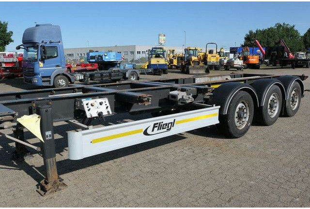 Fliegl SDS 380 SDS01, 20/30 & 40 Fuß Container, BPW - Нискорамна площадка полуремарке: снимка 3 Fliegl SDS 380 SDS01, 20/30 & 40 Fuß Container, BPW - Нискорамна площадка полуремарке: снимка 3