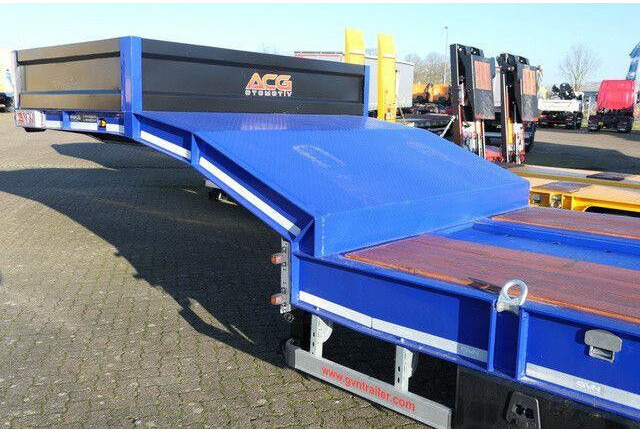 Нови Нискорамна площадка полуремарке GVN 4GVN, Verbreiterbar, hydr. Rampen, Lift-Lenk: снимка 8