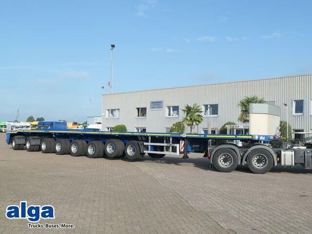 Goldhofer SPZ-DH8-83/80, 8-Achser, 14to. Achsen, Gelenkt - Нискорамна площадка полуремарке: снимка 1 Goldhofer SPZ-DH8-83/80, 8-Achser, 14to. Achsen, Gelenkt - Нискорамна площадка полуремарке: снимка 1