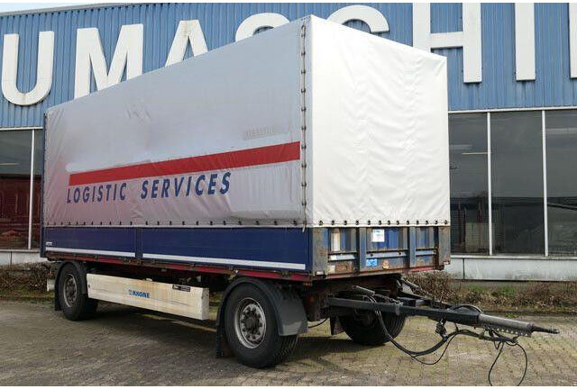 Krone AZ, Bordwände, BPW, 7.300mm lang, Luftfederung - Брезентово ремарке: снимка 2 Krone AZ, Bordwände, BPW, 7.300mm lang, Luftfederung - Брезентово ремарке: снимка 2