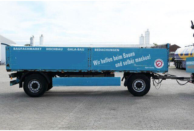 Krone AZP 18, Baustoff, BPW, 7.200mm lang, Scheibe - Бордово ремарке/ Платформа: снимка 5 Krone AZP 18, Baustoff, BPW, 7.200mm lang, Scheibe - Бордово ремарке/ Платформа: снимка 5