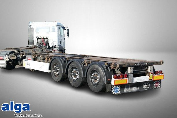 Krone SD, Container-Chassis, Heckausschub, Luft-Lift - Контейнеровоз/ Сменна каросерия полуремарке: снимка 1 Krone SD, Container-Chassis, Heckausschub, Luft-Lift - Контейнеровоз/ Сменна каросерия полуремарке: снимка 1