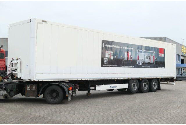 Krone SD, Schlüssellochblech, Luft-Lift, SAF-Achsen - Затворена каросерия полуремарке: снимка 3 Krone SD, Schlüssellochblech, Luft-Lift, SAF-Achsen - Затворена каросерия полуремарке: снимка 3