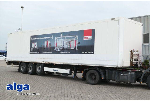 Krone SD, Schlüssellochblech, Luft-Lift, SAF-Achsen - Затворена каросерия полуремарке: снимка 1 Krone SD, Schlüssellochblech, Luft-Lift, SAF-Achsen - Затворена каросерия полуремарке: снимка 1