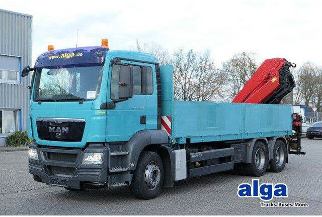 MAN 26.400 TGS BL, Kran HMF 4220 K4, Funk, Container - Бордови камион: снимка 1 MAN 26.400 TGS BL, Kran HMF 4220 K4, Funk, Container - Бордови камион: снимка 1