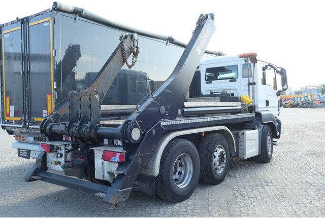 MAN 26.460 TGS 6x2, Hiab FTR18, Funk, Vorlauflenk,AC - Камион с кабелна система: снимка 4 MAN 26.460 TGS 6x2, Hiab FTR18, Funk, Vorlauflenk,AC - Камион с кабелна система: снимка 4