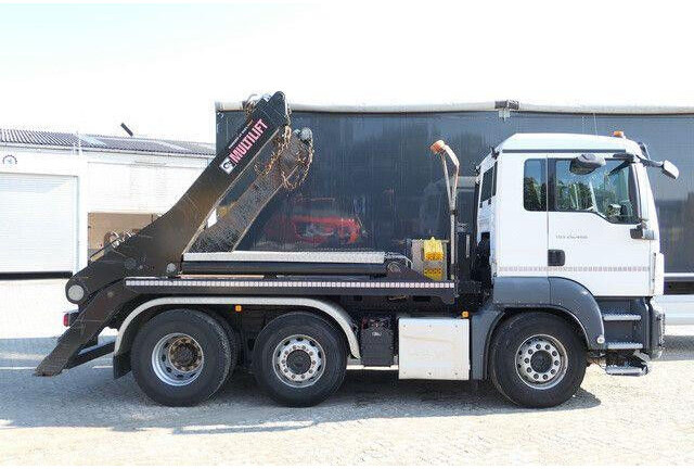 MAN 26.460 TGS 6x2, Hiab FTR18, Funk, Vorlauflenk,AC - Камион с кабелна система: снимка 3 MAN 26.460 TGS 6x2, Hiab FTR18, Funk, Vorlauflenk,AC - Камион с кабелна система: снимка 3