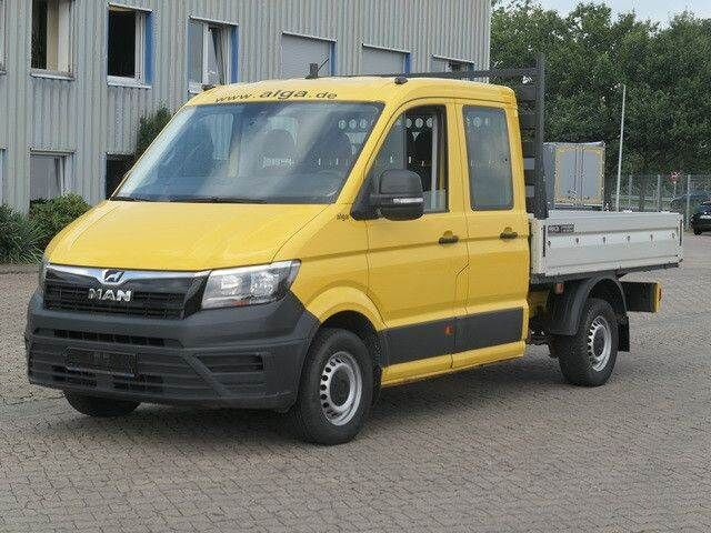 Бордови бус, Бус с двойна кабина MAN 3.180 TGE 4x4, DOKA, 7 Sitze, Klima, Navi, AHK: снимка 6