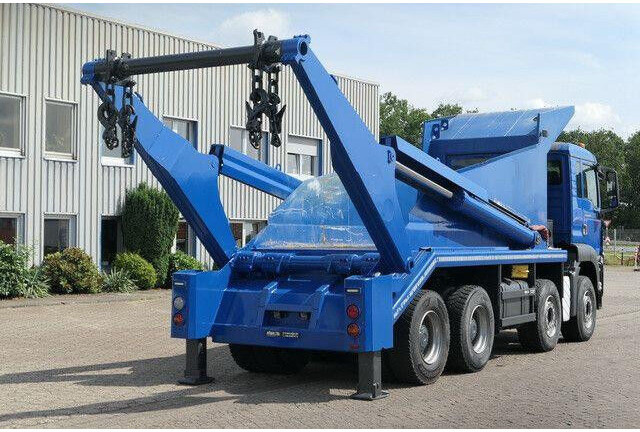 MAN 41.480 TGS 8x4, gr. Federpaket, 37tkm, 4-Achser - Камион с кабелна система: снимка 3 MAN 41.480 TGS 8x4, gr. Federpaket, 37tkm, 4-Achser - Камион с кабелна система: снимка 3