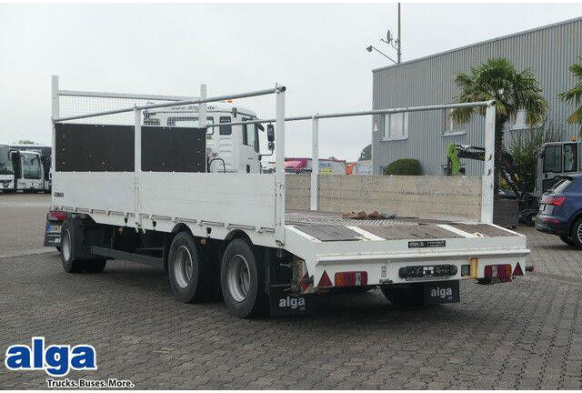 MEUSBURGER MPJ 3, Rampen, Luft-Lift, Bordwände, Container - Бордово ремарке/ Платформа: снимка 1 MEUSBURGER MPJ 3, Rampen, Luft-Lift, Bordwände, Container - Бордово ремарке/ Платформа: снимка 1
