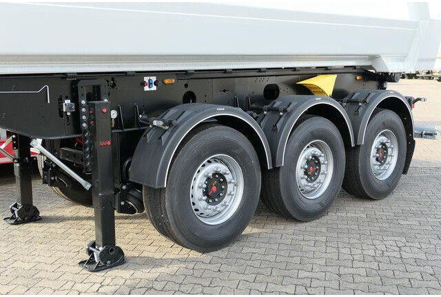 Mega MNW, Stahl, 25m³, Luft-Lift, anliegende Klappe - Самосвал полуремарке: снимка 4 Mega MNW, Stahl, 25m³, Luft-Lift, anliegende Klappe - Самосвал полуремарке: снимка 4