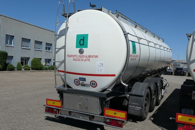 Menci SA 105/Lebensmittel Tank 32 cbm./Liftachse - Полуремарке цистерна: снимка 4 Menci SA 105/Lebensmittel Tank 32 cbm./Liftachse - Полуремарке цистерна: снимка 4
