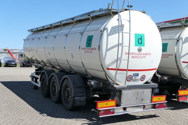 Menci SA 105/Lebensmittel Tank 32 cbm./Liftachse - Полуремарке цистерна: снимка 2 Menci SA 105/Lebensmittel Tank 32 cbm./Liftachse - Полуремарке цистерна: снимка 2