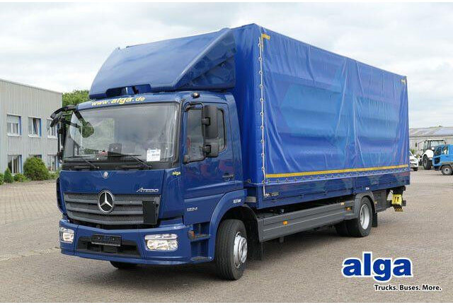 Mercedes-Benz 1224 L Atego 4x2, 7.200mm lang, AHK, LBW, Euro 6 - Камион с брезент: снимка 1 Mercedes-Benz 1224 L Atego 4x2, 7.200mm lang, AHK, LBW, Euro 6 - Камион с брезент: снимка 1