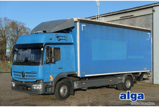 Mercedes-Benz 1330 Atego 4x2, Schlafliege, LBW, AHK, Klima - Камион с брезент: снимка 1 Mercedes-Benz 1330 Atego 4x2, Schlafliege, LBW, AHK, Klima - Камион с брезент: снимка 1