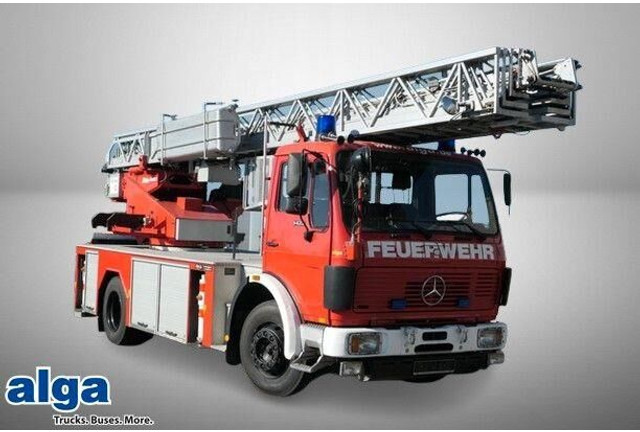Mercedes-Benz 1422 F 4x2, Drehleiter DLK 23-12, Metz, 30m - Пожарна кола: снимка 1 Mercedes-Benz 1422 F 4x2, Drehleiter DLK 23-12, Metz, 30m - Пожарна кола: снимка 1