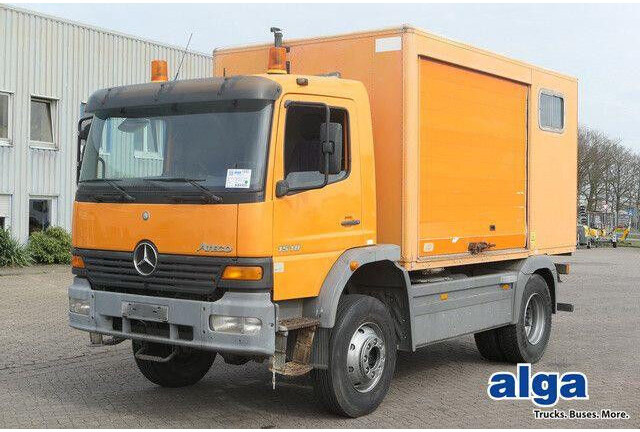 Mercedes-Benz 1518 A Atego 4X4, Klima, AHK, Allrad, Rolltor - Камион фургон: снимка 1 Mercedes-Benz 1518 A Atego 4X4, Klima, AHK, Allrad, Rolltor - Камион фургон: снимка 1